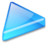 Action arrow blue right Icon